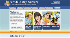 Desktop Screenshot of ferndaledaynursery.com